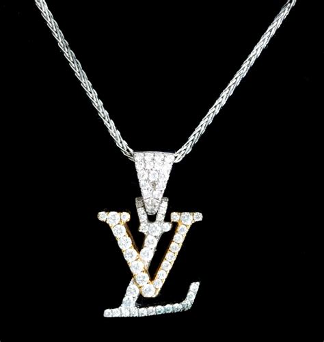 louis vuitton necklace prices|14k Louis Vuitton necklace.